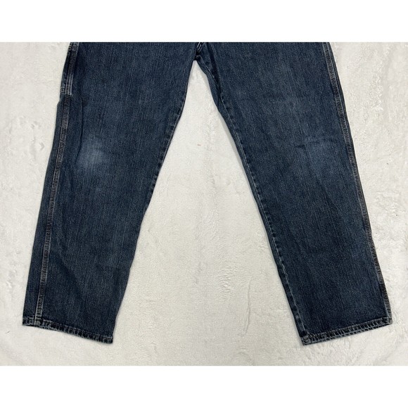 Dickies Mens Carpenter Jeans Size 40x32 Medium Dark Wash Denim - Picture 5 of 14
